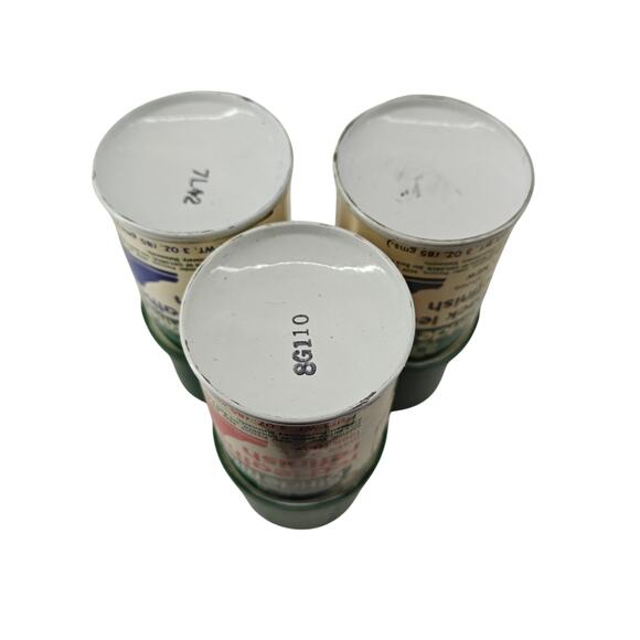 Vintage StrideRite Leather Refinish Lot of 3 Red Navy Black - Picture 6 of 7